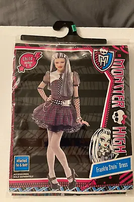 Girls Monster High Frankie Stein Halloween Dress | Size M 8-10 BRAND NEW • $8.95