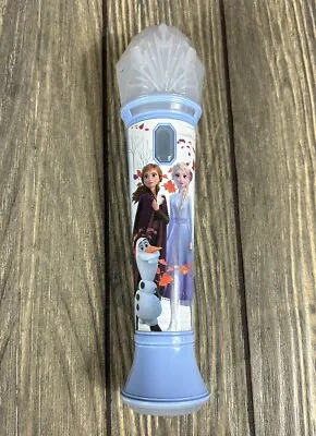 Disney's Frozen 2 II Magical Singing Sing Along Flashing Light Up Microphone Mic • $12.50