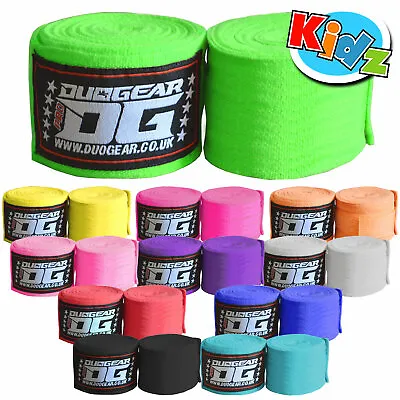 KIDS JUNIOR YOUTH MUAY THAI BOXING KICKBOXING MARTIAL ARTS HAND WRAPS 1.5m • £4.69