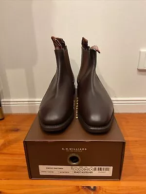 Rm Williams Boots Comfort Craftsman Chestnut Size 9 G  • $450