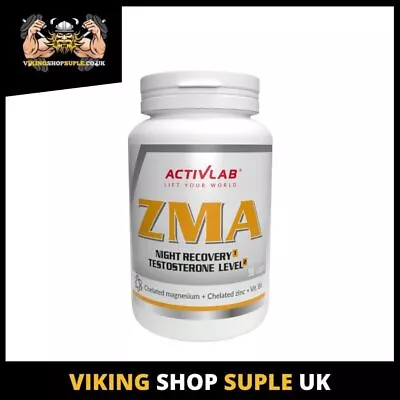 ACTIVLAB ZMA 2 X 90 Capsules - Chelated Zinc MG+ Vit B6 RECOVERY MUSCLES + GIFT • £13.01