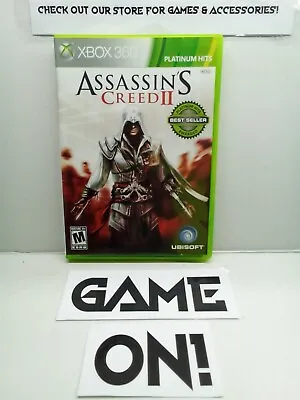 $6.99 • Buy Assassin's Creed II 2 (Xbox 360, 2009) Complete & Tested Working - Free Ship