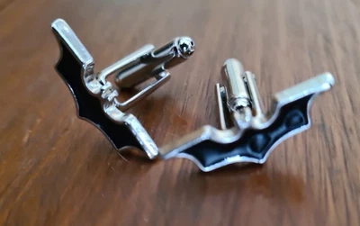 £1 • Buy Dark Knight Batman Cufflinks Novelty Business Suit Wedding
