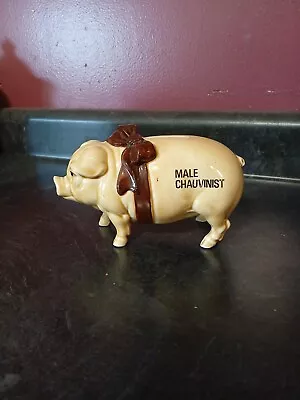 Vintage Piggy Bank Pig Ceramic • $10