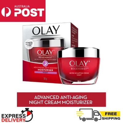 $39.99 • Buy Olay Regenerist Micro Sculpting Night Cream - 50ml Firms Plumps Reduces Wrinkles