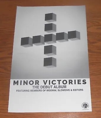 Minor Victories Poster Original Promo 11x17 Mogwai Slowdive & Editors • $22.95