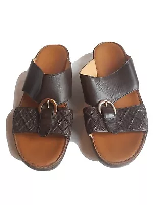 Mens ' Almini ' Leather Handmade Italian Sandals Very Rare Size Uk 11 Eur 45.  • £439