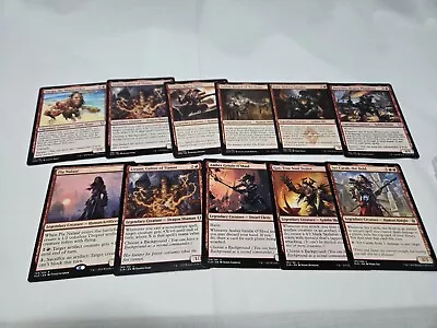 Red Legendary Commander Creature Magic The Gathering Card Lot MTG Cards  • $14.99