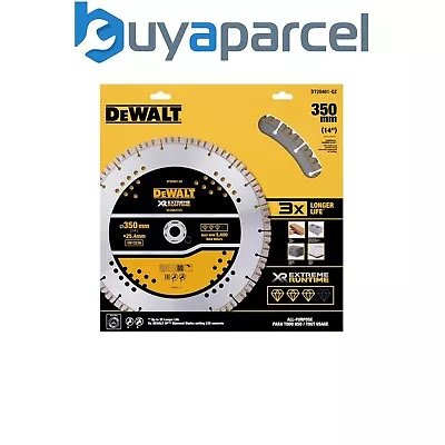 DEWALT DT20461-QZ Elite Series All Purpose Diamond Wheel 355 X 25.4mm • £78.66
