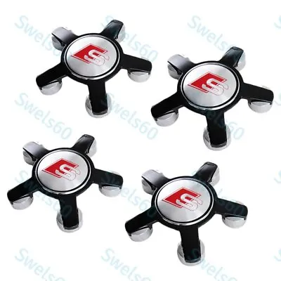 SLINE WHEEL CENTER Hub CAP 5 Spokes 4F0601165N For AUDI A4 A6 A7A8S4 S8 Q3Q5Q7 • $29.39