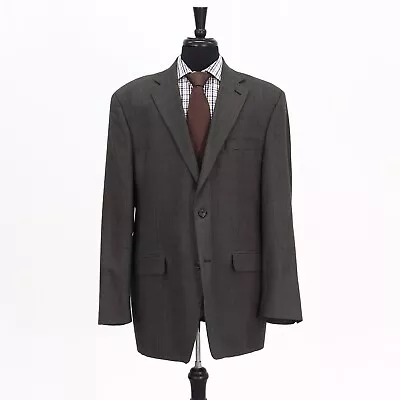 Joseph & Feiss 46L Green Sport Coat Blazer Jacket HT 2B Wool • $49.99