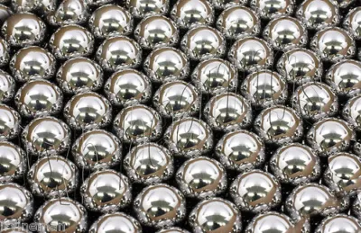 100 1/4  Inch Diameter Chrome Steel Bearing Balls G10 Ball Bearings 11931 • $22.99