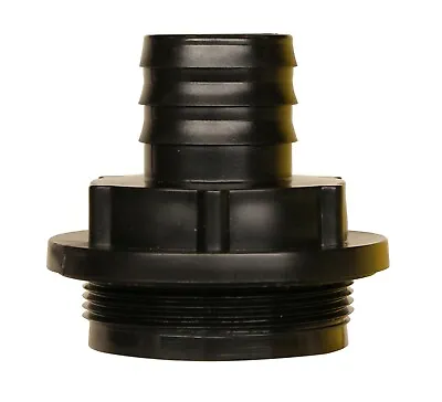 RBI125F Rain Barrel Inlet Buttress Adapter(2  Fine Thread Bung Cap 1-1/4  Barbed • $7.95