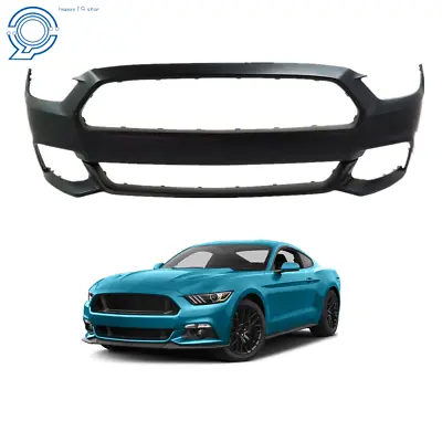 Front Bumper Cover Primed For 2015 2016 2017 Ford Mustang Except Shelby Model • $115