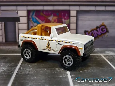 2019 Matchbox MBX Wild White '72 Ford Bronco 4X4 From 5-Pack Loose C1 • $2.95