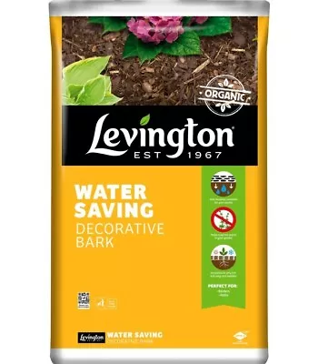 2 X Levington Water Saving Decorative Bark 75L Garden Chippings • £29.50