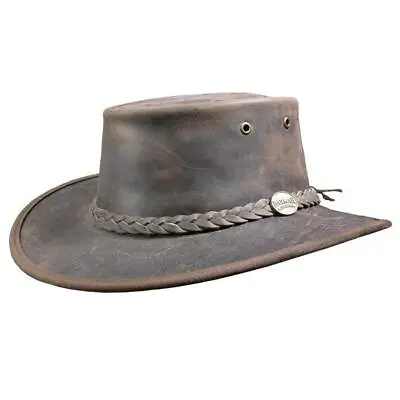 £64.95 • Buy Barmah Bronco Brown Leather Waterproof Hat 
