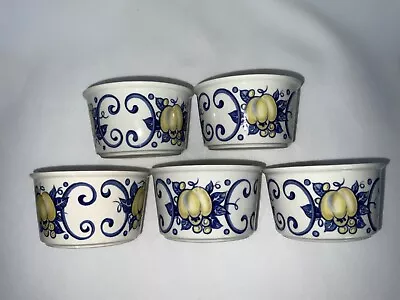 Villeroy & Boch Set Of 5 Ramekins Egg Cups Cadiz Vintage 3x2  Approx Luxemboug • $49.90