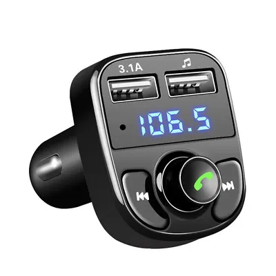 Wireless Bluetooth FM Transmitter Car MP3 Player Dual USB Car Charger Adapter • £4.88