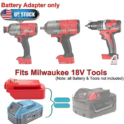 For Hercules 20V Li-ion Battery To For Milwaukee 18V Tools Adapter Converter US • $18.51