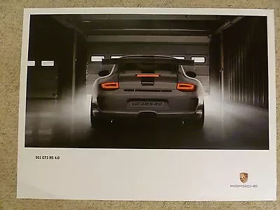 2011 Porsche 911 GT3 RS 4.0 Coupe Showroom Advertising Poster RARE! Awesome L@@K • $74.95