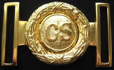 Civil War Sword Belt Buckle Confederate - CSA -Officer's Gold Plated  • $34.95