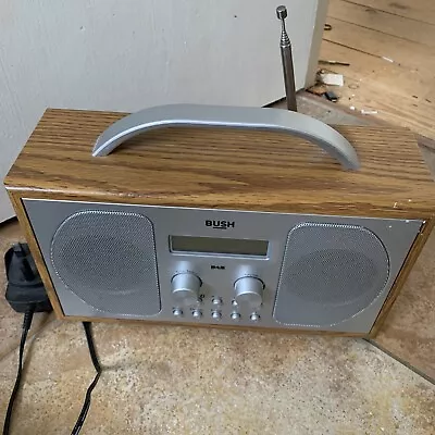 £27.99 • Buy Bush DAB Bluetooth Wooden Radio - Brown 1507BT