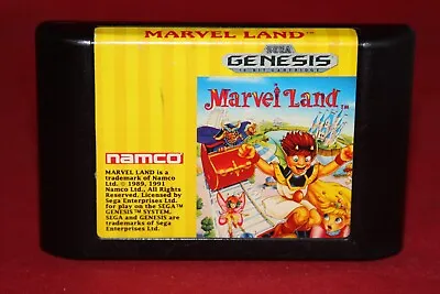 Marvel Land (Sega Genesis 1991) Authentic Game Cartridge. • $38