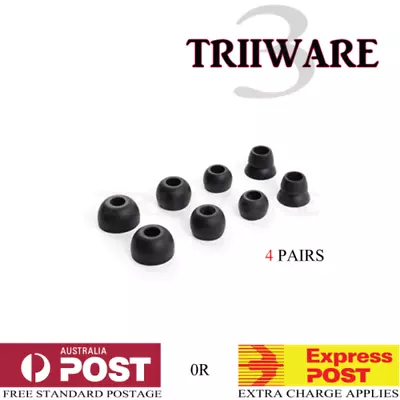 $3.99 • Buy 4 Sets Replacement Silicone Earbuds For Philips SHE3700BK Earphones Headphone