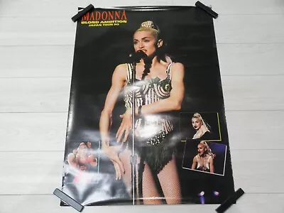 $39.99 • Buy MADONNA PROMO Poster Blond Ambition World Tour 1990 No,1 Japan Warner