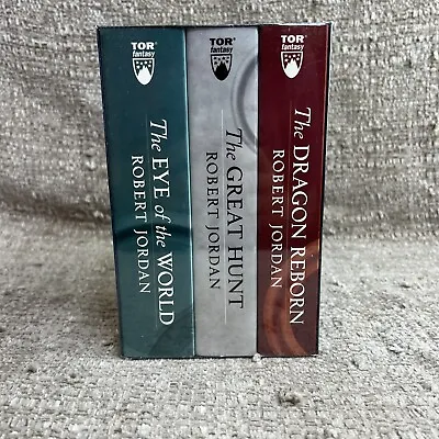 Wheel Of Time By Robert Jordan Boxed Set Books 1-3 Paperbacks Brand New Sealed • $25.63