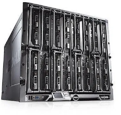 NEW Dell PowerEdge M1000e V1.1 16 Slot Blade Server Chassis Centre +PSU's + Fans • $1849.73