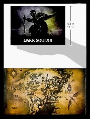 Dark Souls II 2 Hardcover ART BOOK & Cloth Map Limited Edition • $23.22