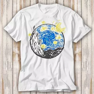 Van Gogh NASA Starry Night Art Cartoon T Shirt Adult Top Tee Unisex 3948 • £6.70
