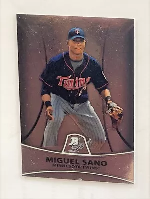 MIGUEL SANO - 2010 Bowman Platinum #PP28    FS • $1.45