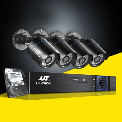 $395.95 • Buy UL-tech CCTV Camera Home Security System Outdoor 2MP IP 1TB Hard Drive 8CH 1080P