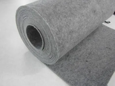 FELT Craft Felt Felt Fabric Solid 3-4mm Thick Crafting Gray Marl EUR 8.98/m • £3.87