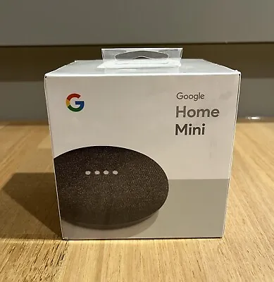 $39.99 • Buy Google Home Mini Charcoal Smart Home Assistant BRAND NEW & SEALED