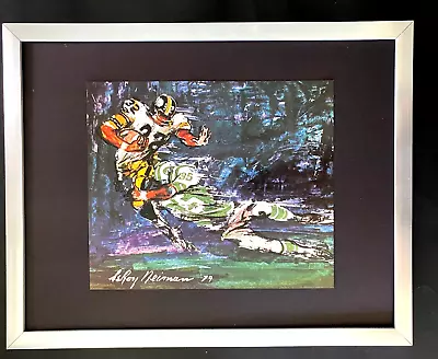 Leroy Neiman + Steelers - Jets + Circa 1970's + Signed Print Framed • $149