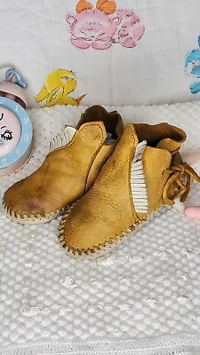 Vintage Minnetonka Papooshu Children's Moccasins • £15.41