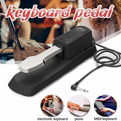 $37.18 • Buy Foot Switch Piano Damper Sustain Pedal For Electric Casio Roland Yamaha Keyboard