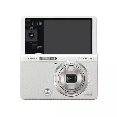 CASIO HIGH SPEED EXILIM EX-ZR50 Digital Camera White  • $229