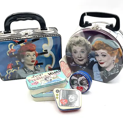 I Love Lucy Vintage 2 Lunch Boxes And Small Tins • $18