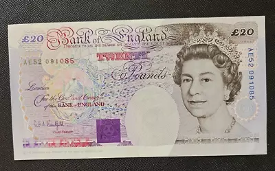 UK  1994 Twenty Pound Note G.E.A Kentfield  Circulated Condition  {L057} • £22