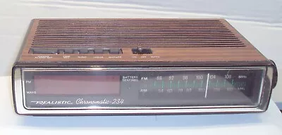 Vintage Realistic Chronomatic 234 AM/FM Radio Shack Digital Alarm Clock Working • $24.99