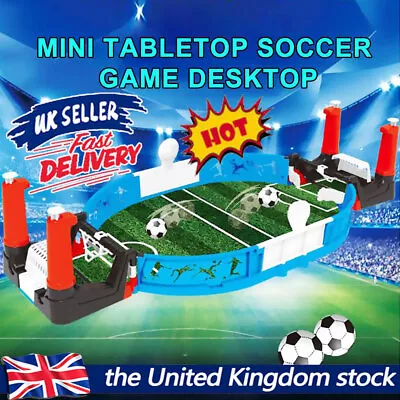 Funny Mini Football Tabletop Game OLids Adults Table Soccer Interactive Toy BK • £13.01