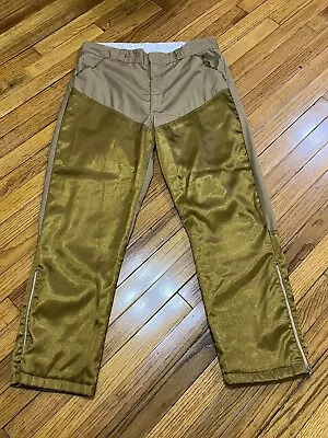 Vintage Game Winner Sportwear Brush Guard Hunting Pants Men's 38x29 W/Zip Up Leg • $20