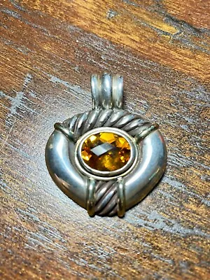 David Yurman Enhancer Pendant Citrine Stone • $299.99