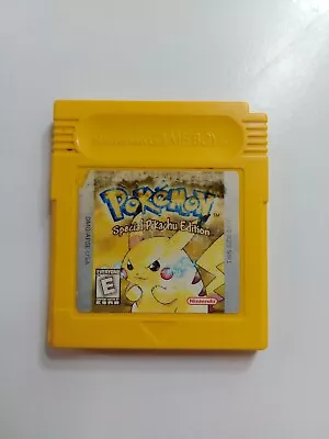 Pokemon Yellow (Nintendo Gameboy 99) Authentic Special Pikachu Edition Saved  • $55