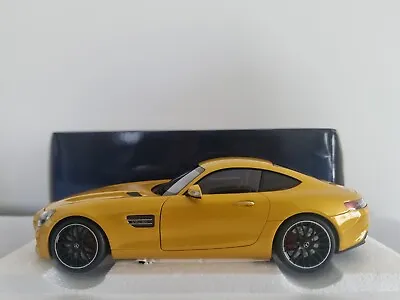 AUTOart Mercedes Benz AMG GTS Solarbeam Pearl Yellow 1:18 No MR BBR Kyosho • $176.99